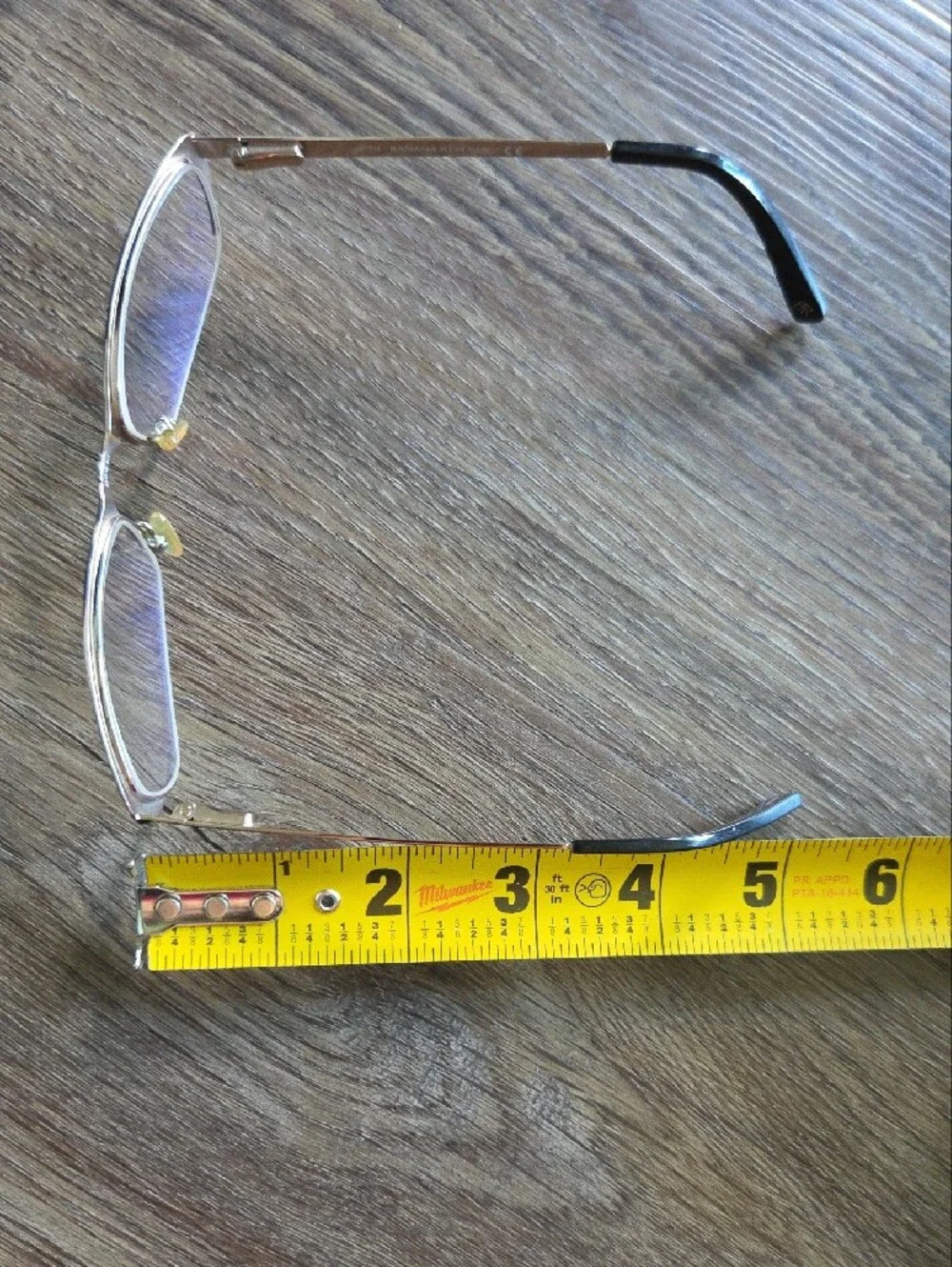 Banana Republic Black and Bronze Semi-Rim Women's Eyeglass Frames